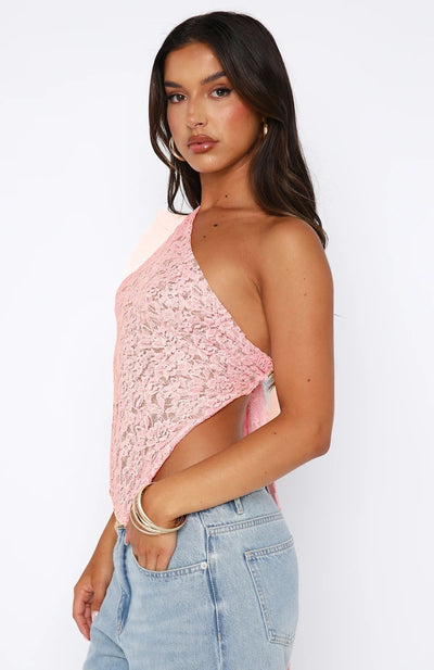 Phoenix - Lace Tie-Up Top
