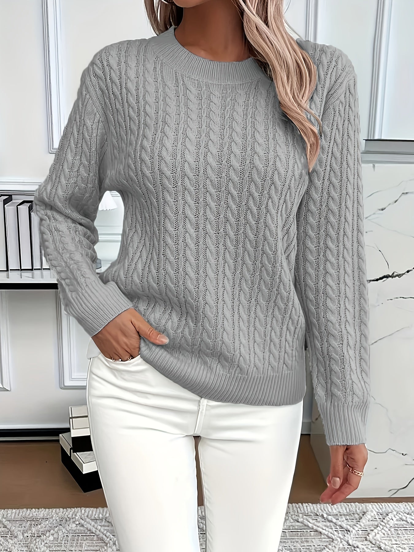 Florence | Cable Knit Jumper