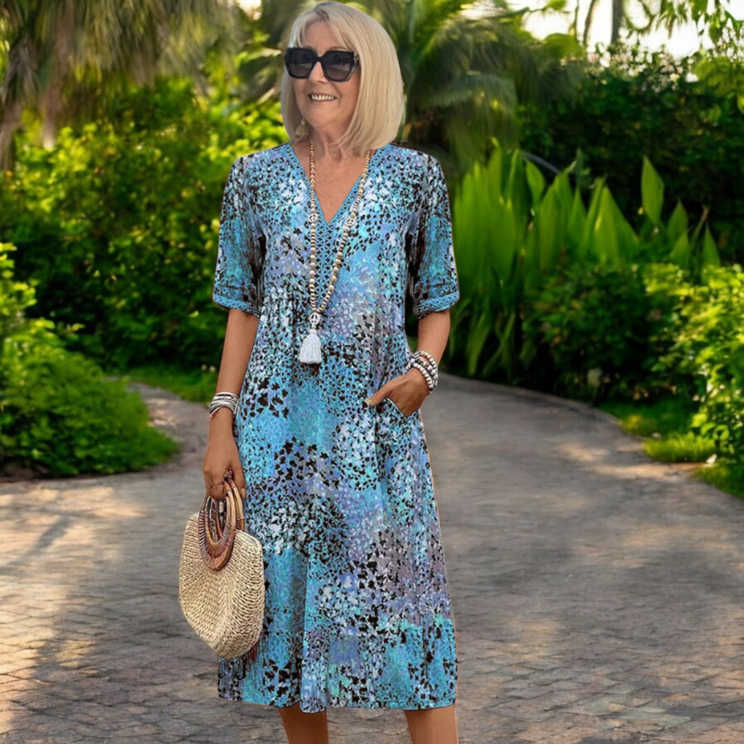 Vanessa | Flattering Boho Dress