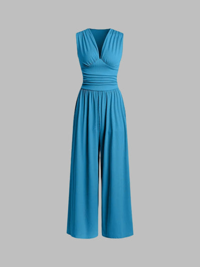Skye | Sleeveless Wide-Leg Jumpsuit