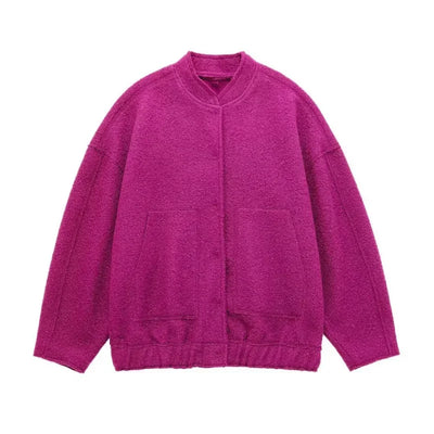 Barbara | Oversized Bomber Jacket