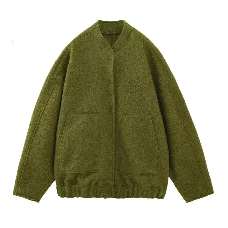 Barbara | Oversized Bomber Jacket