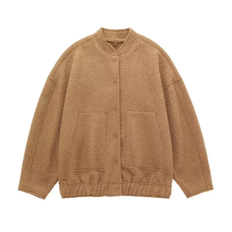Barbara | Oversized Bomber Jacket