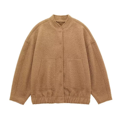 Barbara | Oversized Bomber Jacket