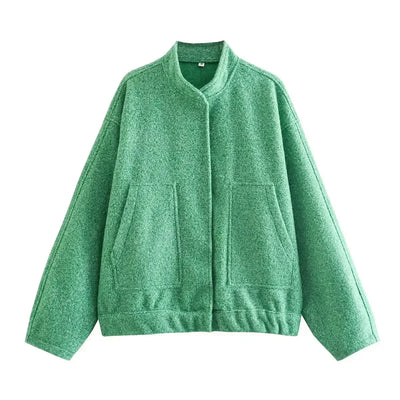 Barbara | Oversized Bomber Jacket