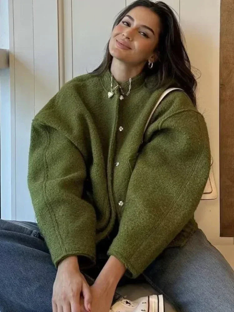 Barbara | Oversized Bomber Jacket