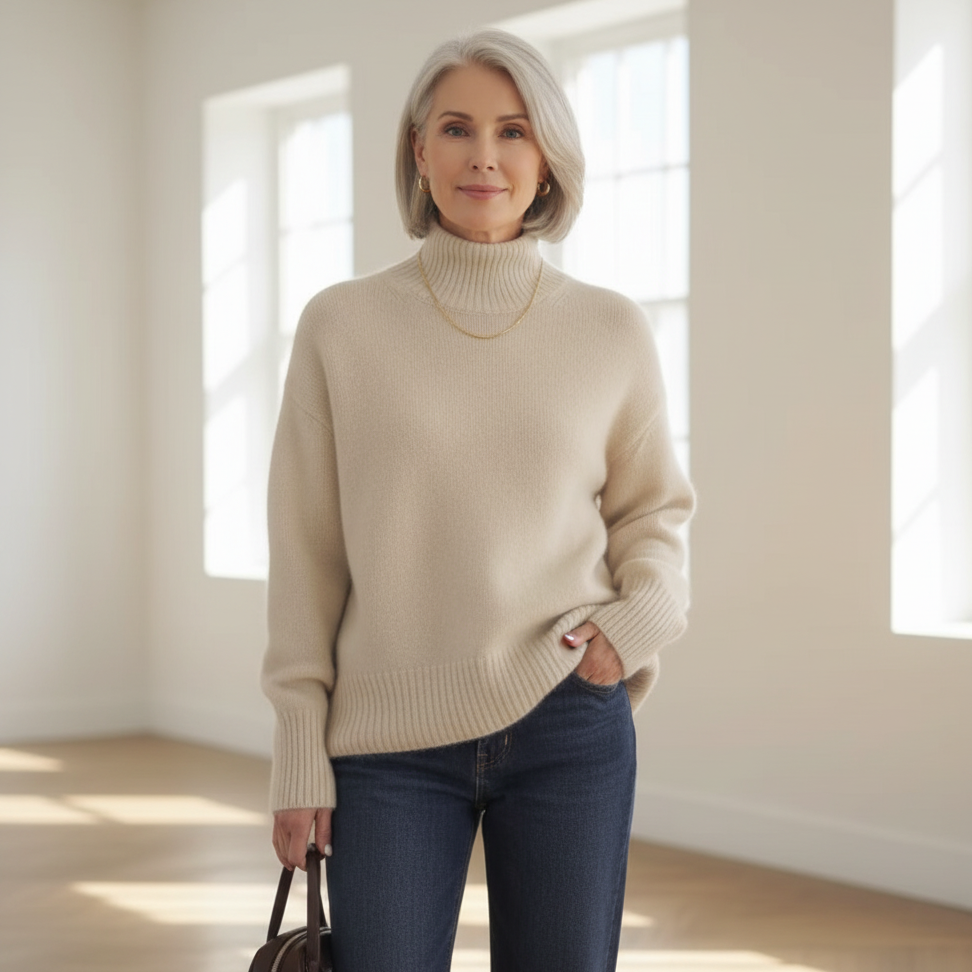 Selena | Cashmere Turtleneck