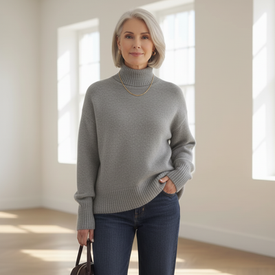 Selena | Cashmere Turtleneck