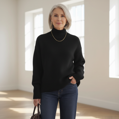 Selena | Cashmere Turtleneck